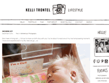 Tablet Screenshot of blog.kellitrontel.com
